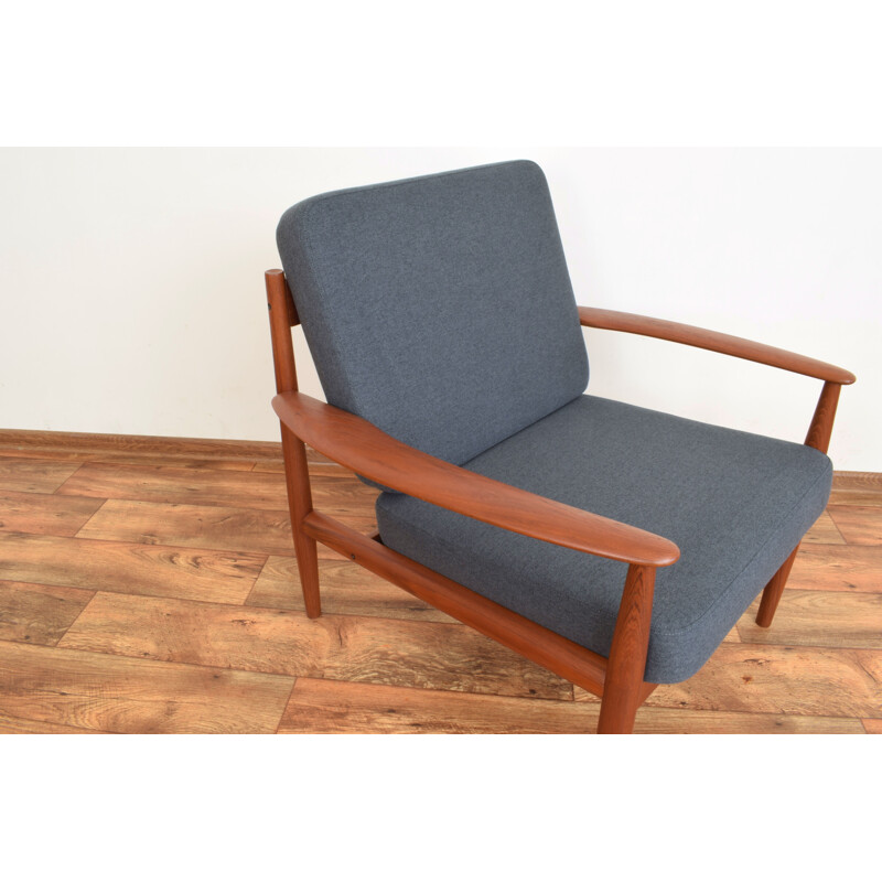 Mid-century Danish teak armchair by Grete Jalk dla for France & Søn, 1960s