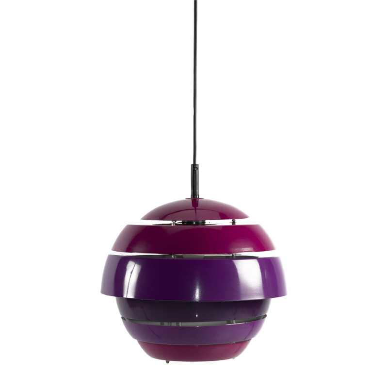 Purple to pink vintage hanging lamp