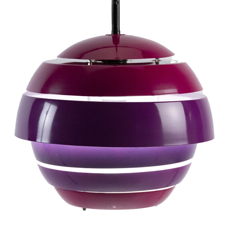 Purple to pink vintage hanging lamp