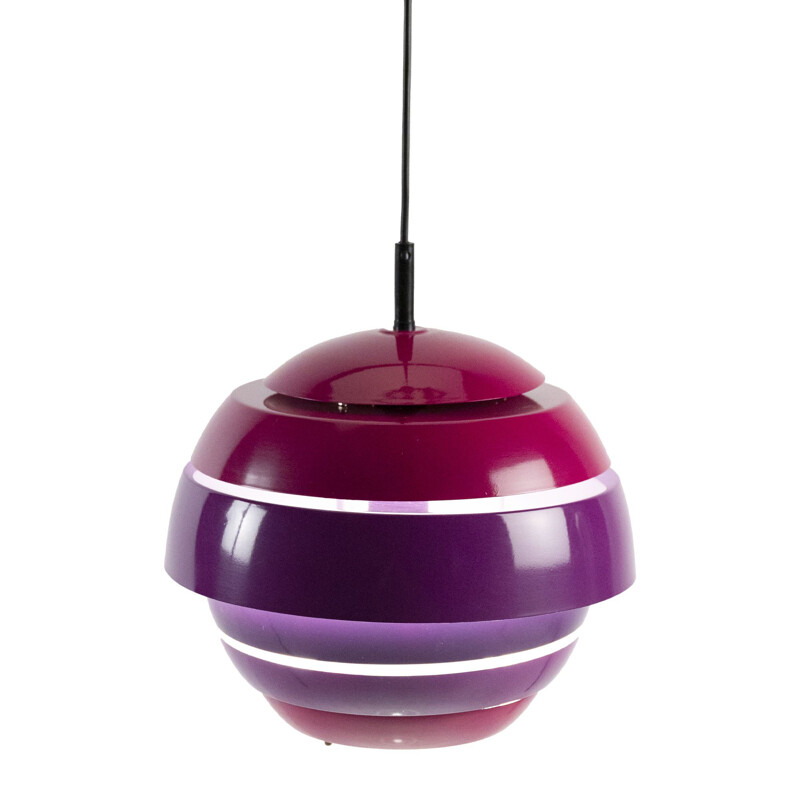 Purple to pink vintage hanging lamp