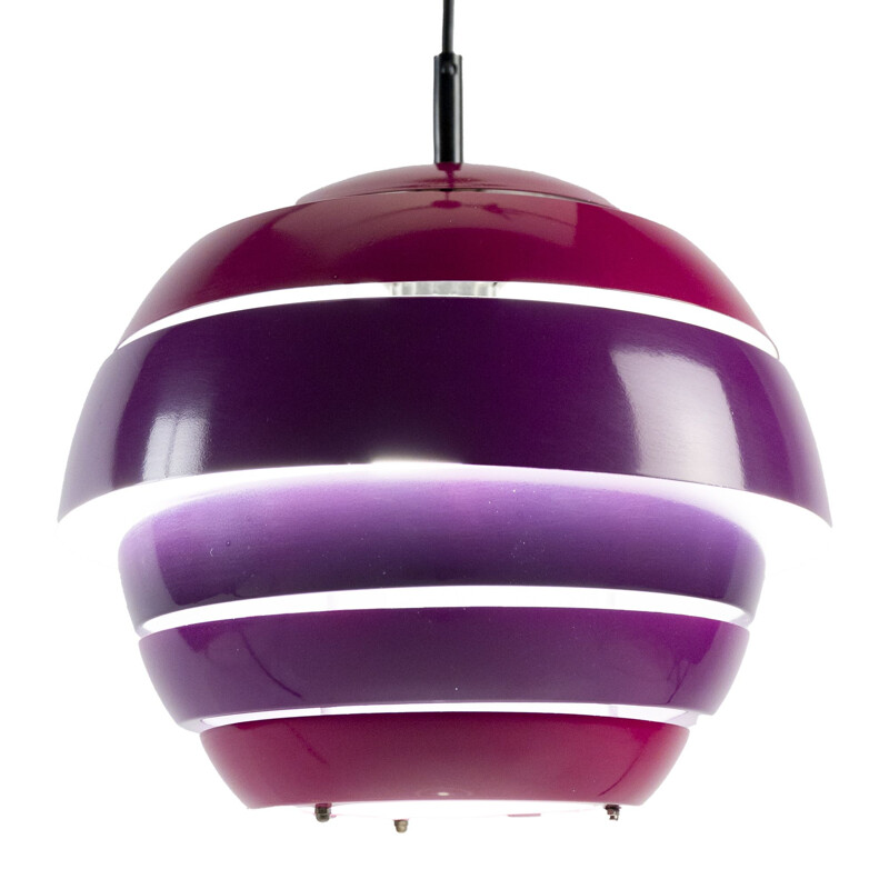Purple to pink vintage hanging lamp