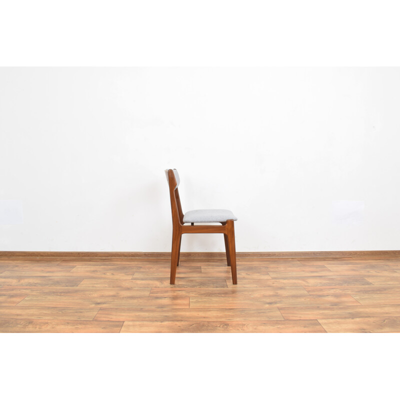 Set of 4 mid-century Danish teak dining chairs by Erik Buch, 1960s