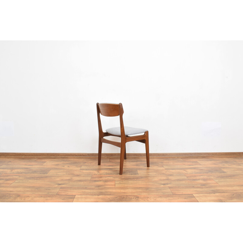 Set of 4 mid-century Danish teak dining chairs by Erik Buch, 1960s