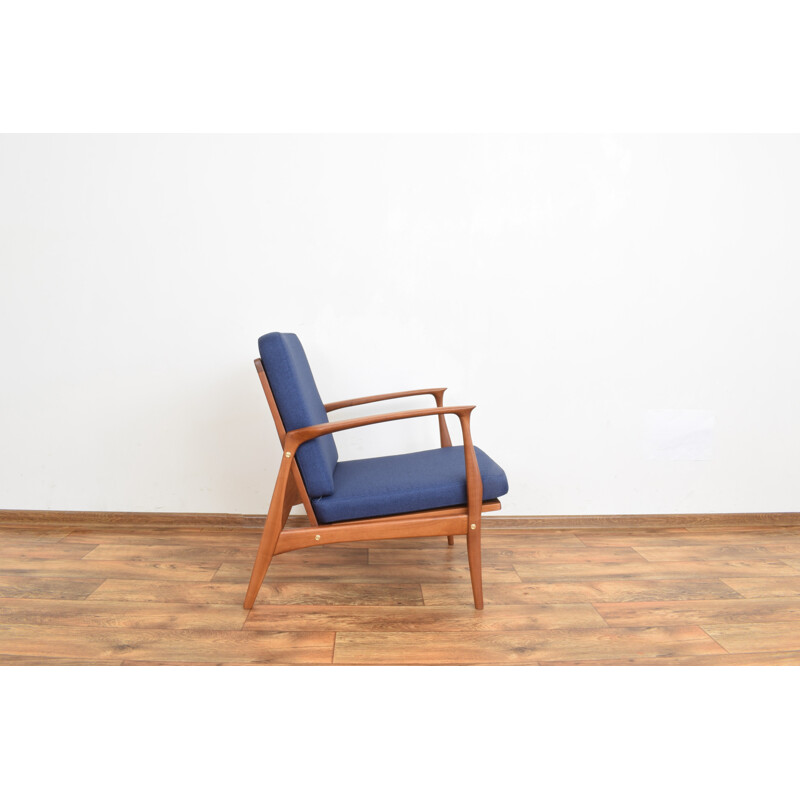 Mid-century Danish cherrywood armchair, 1960s