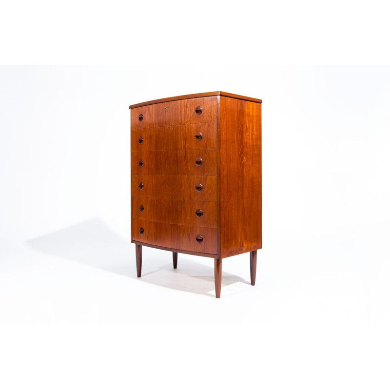 Cassettiera danese d'epoca in teak, 1960