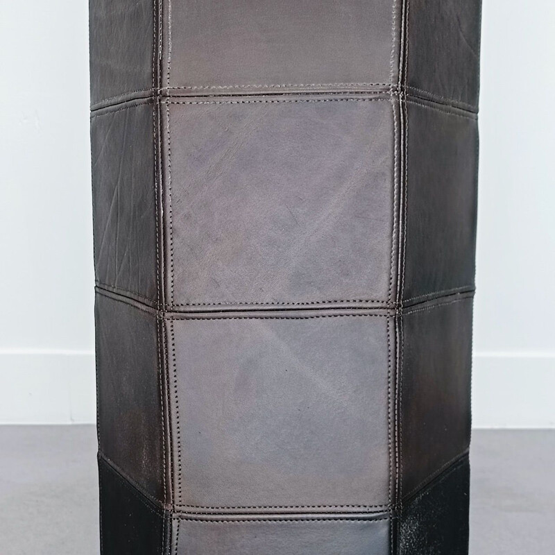 Vintage leather column series Dd47 by De Sede, Switzerland 1970