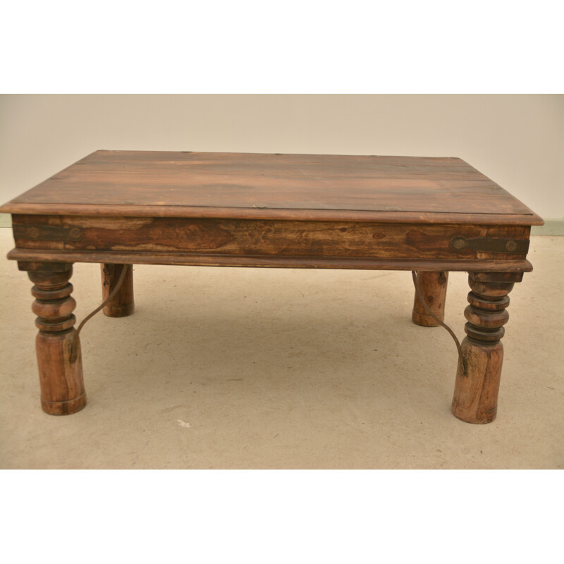 Vintage indian table in mango wood