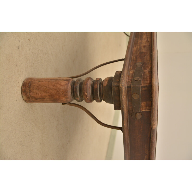 Vintage indian table in mango wood