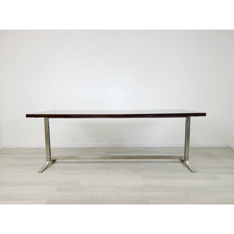 Vintage Formanova table in rosewood by G. Moscatelli, 1970