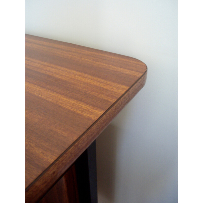 Mid-century desk in formica and metal - 1950s