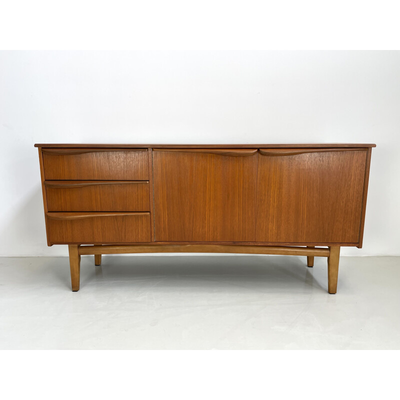 Vintage teak highboard, 1960s