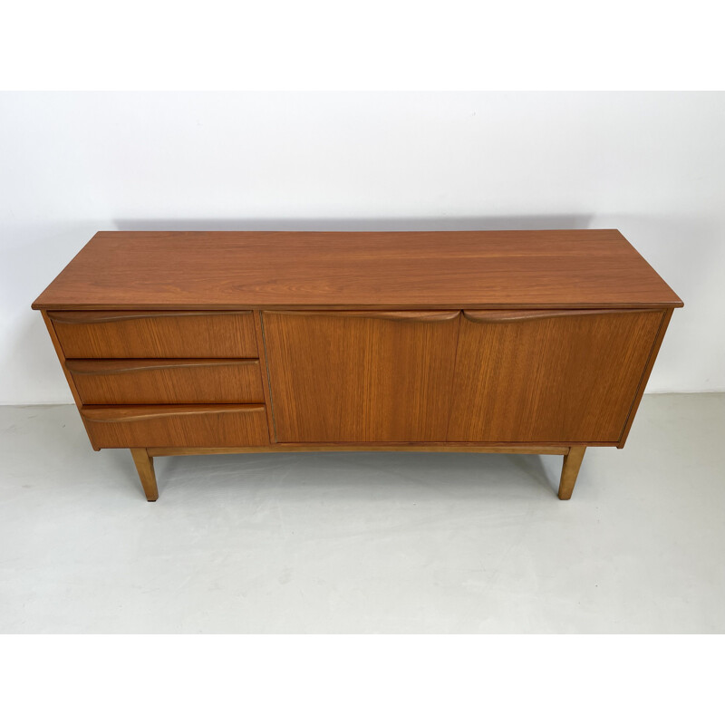 Vintage teak highboard, 1960s