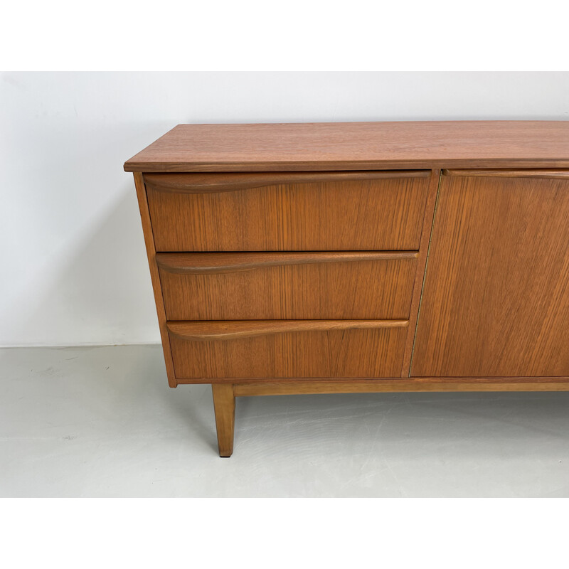 Vintage teak highboard, 1960s