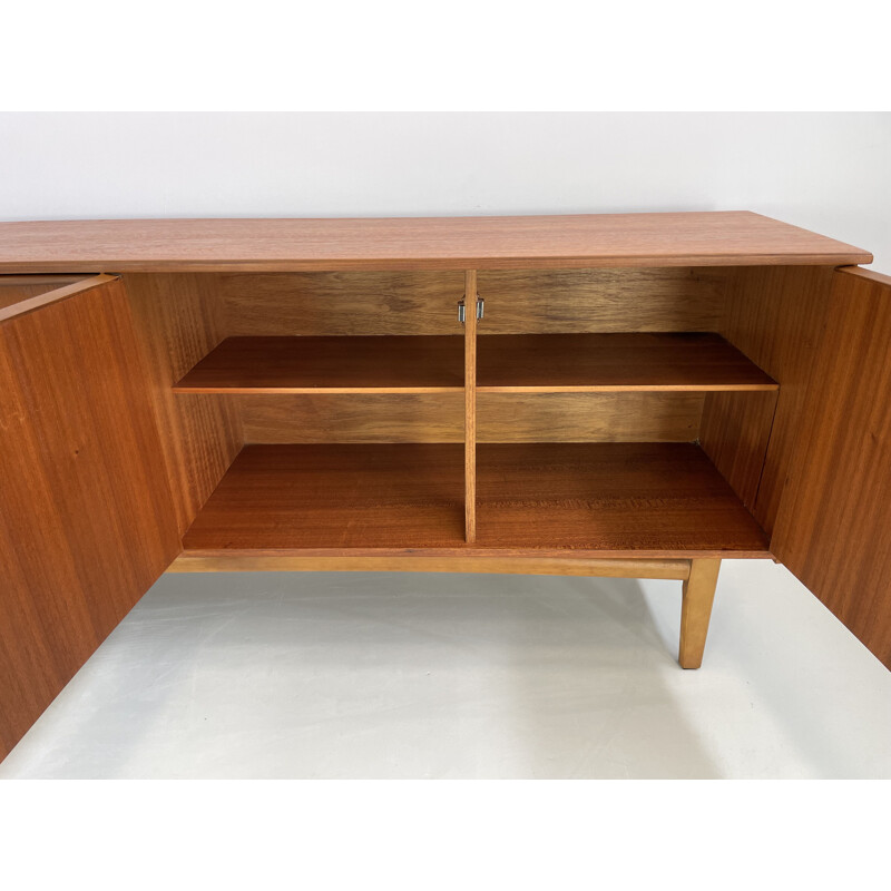 Vintage teak highboard, 1960s