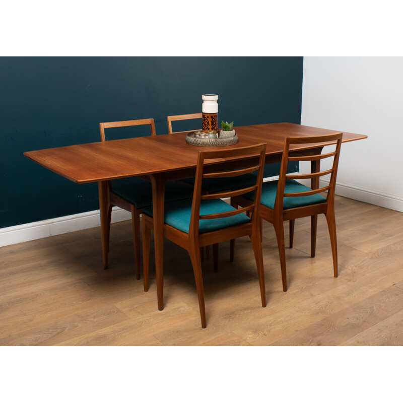 Vintage teak dining set by Tom Robertson for Mcintosh of Kirkcaldy, 1950