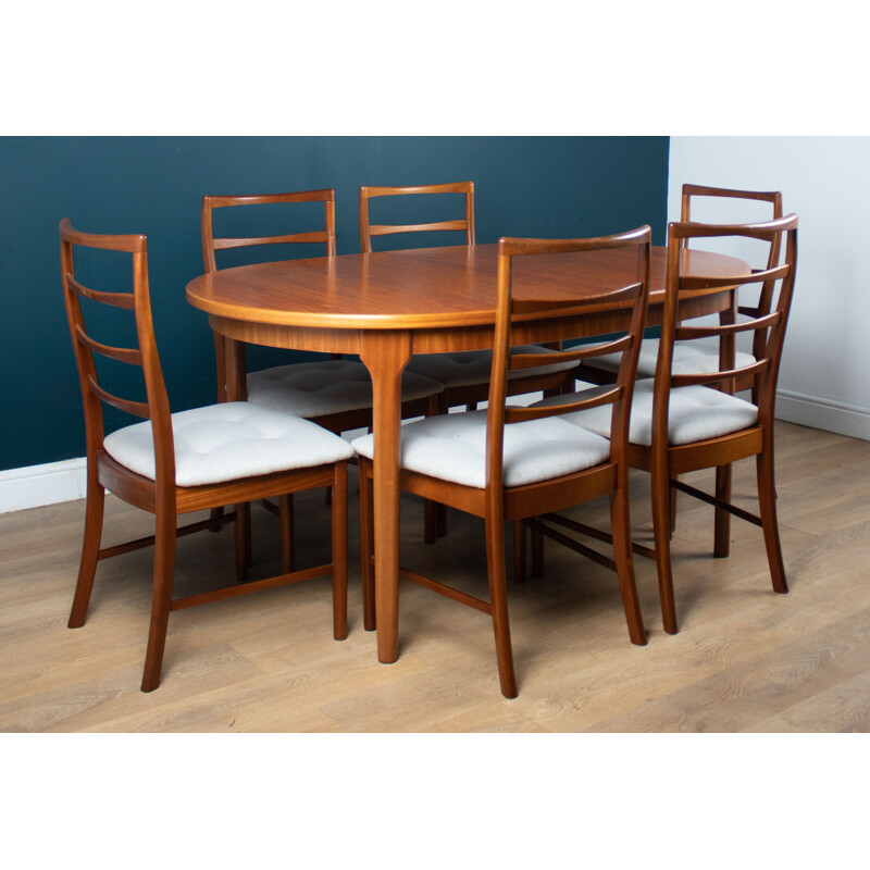 Vintage teak dining set by Tom Robertson for Mcintosh of Kirkcaldy, 1950