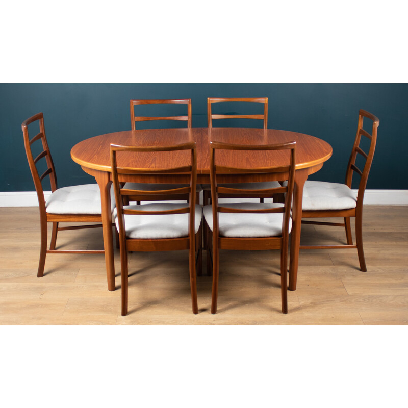 Vintage teak dining set by Tom Robertson for Mcintosh of Kirkcaldy, 1950