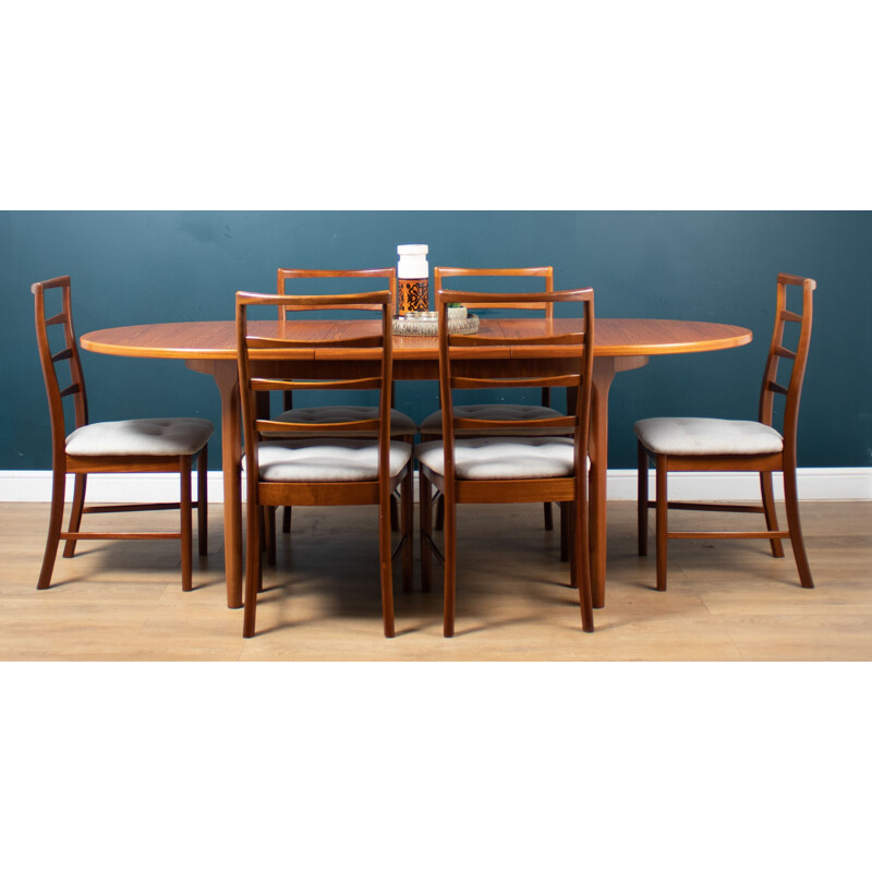 Vintage teak dining set by Tom Robertson for Mcintosh of Kirkcaldy, 1950