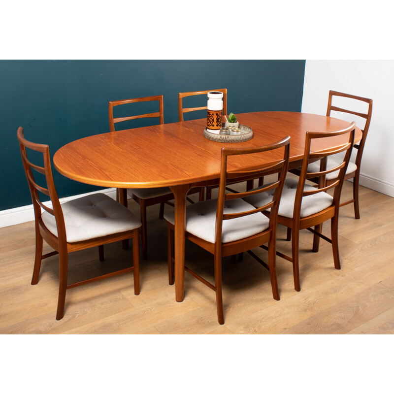 Vintage teak dining set by Tom Robertson for Mcintosh of Kirkcaldy, 1950