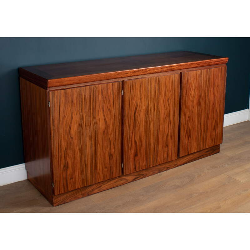 Vintage rosewood buffet by Skov for Møbelfabrik, Denmark 1970