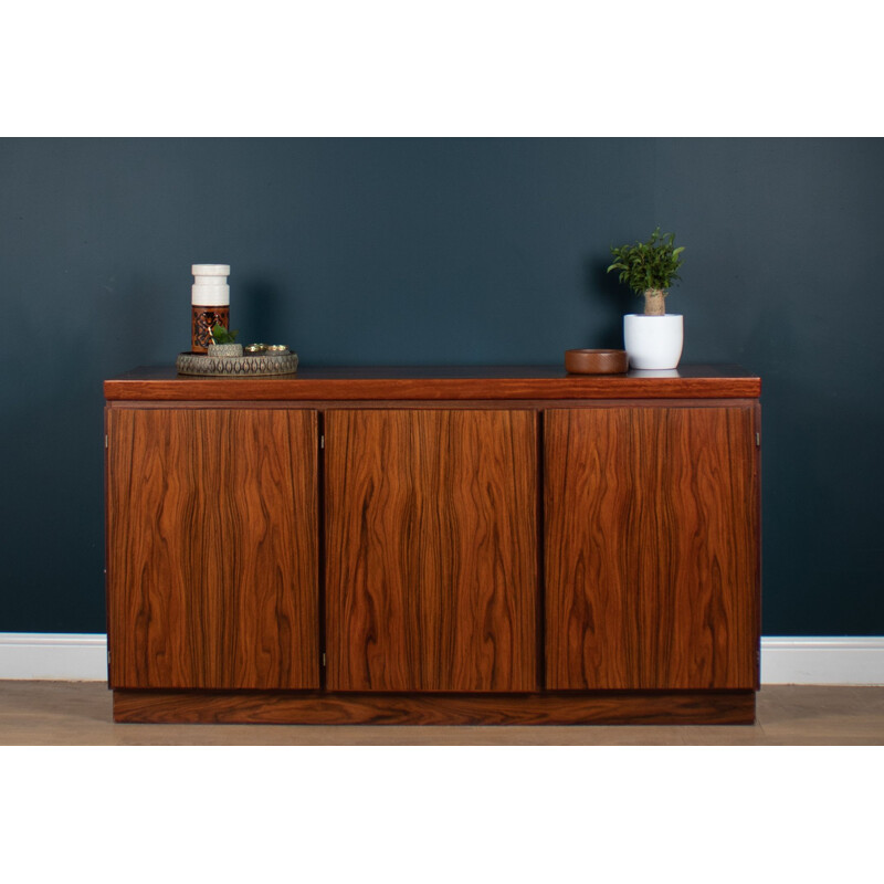 Credenza vintage in palissandro di Skov per Møbelfabrik, Danimarca 1970