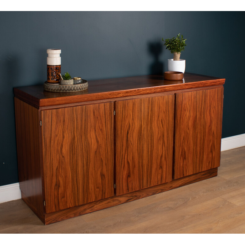 Vintage rosewood buffet by Skov for Møbelfabrik, Denmark 1970