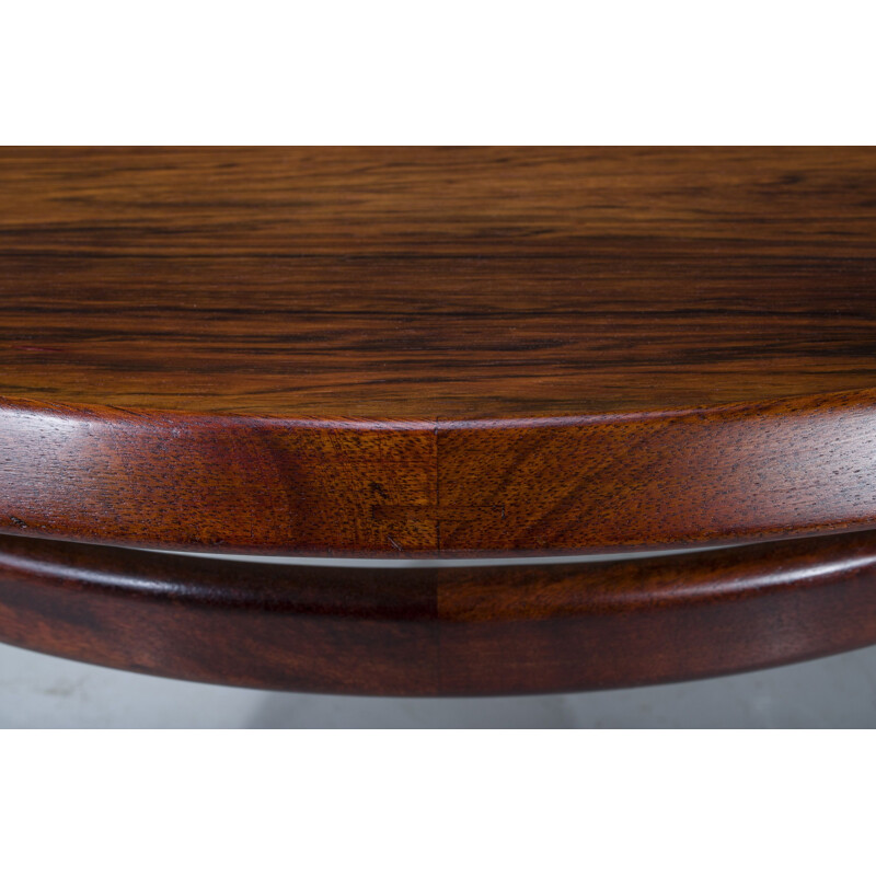 Mid-century rosewood coffee table by Torbjørn Device for Bruksbo, 1960s