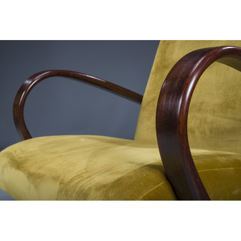 Paire de fauteuils vintage par Jaroslav Smidek pour Ton, 1960