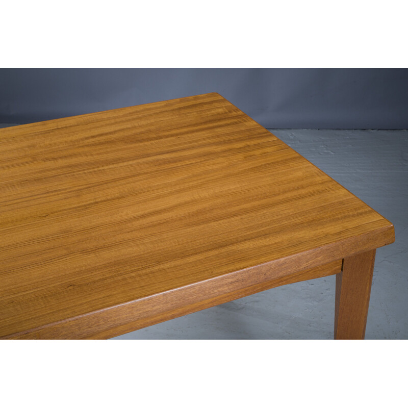 Mid-century Danish teak dining table by Henning Kjaernulf, 1970s