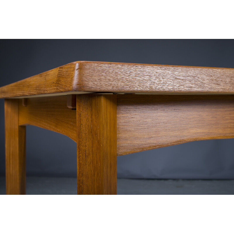 Mid-century Danish teak dining table by Henning Kjaernulf, 1970s