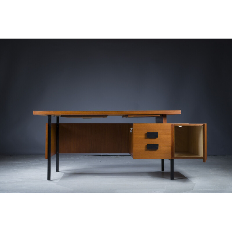 Mid-century teak desk by Cees Braakman for Pastoe, 1960s