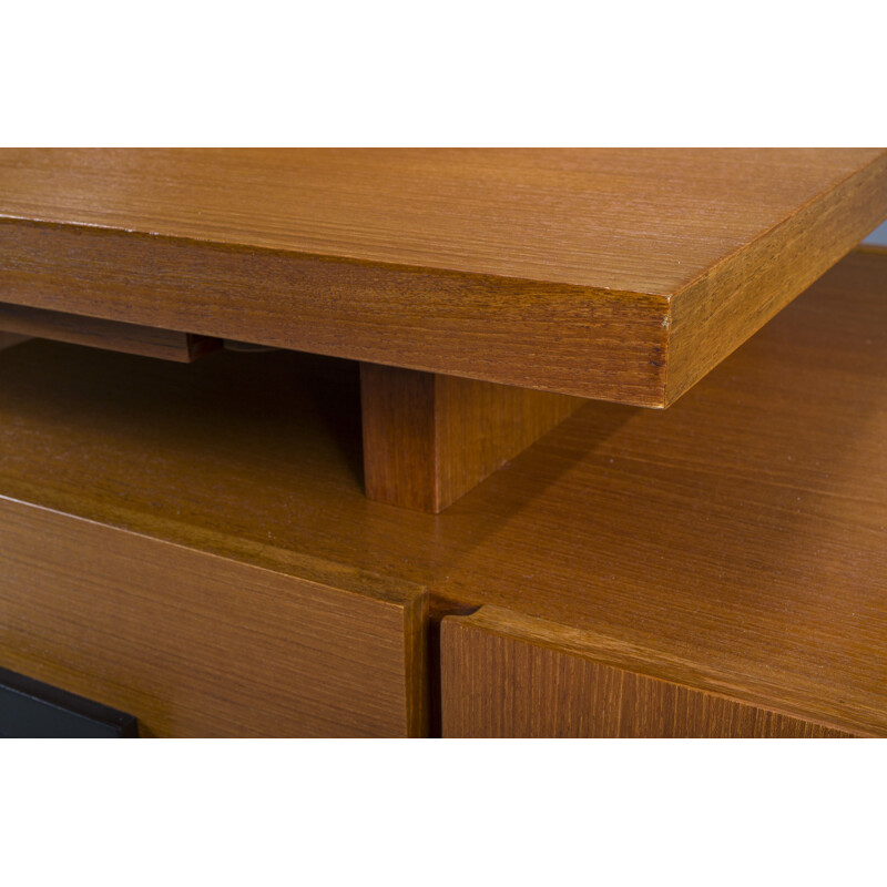 Mid-century teak desk by Cees Braakman for Pastoe, 1960s