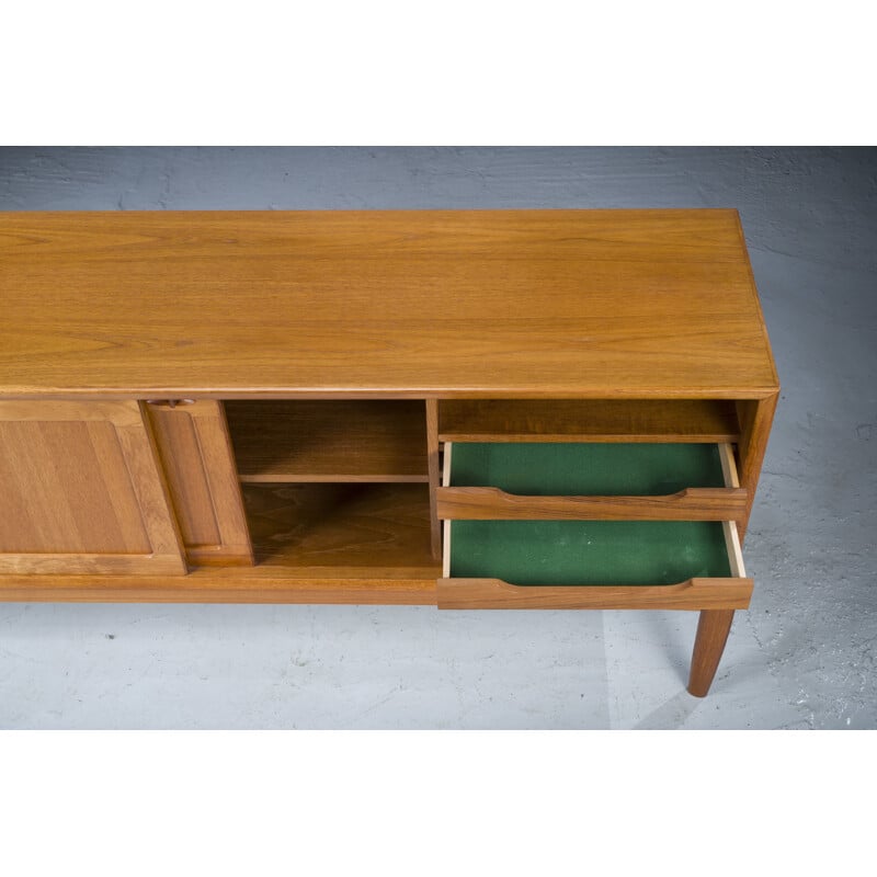 Vintage teak sideboard by H.W. Klein for Bramin, 1960s