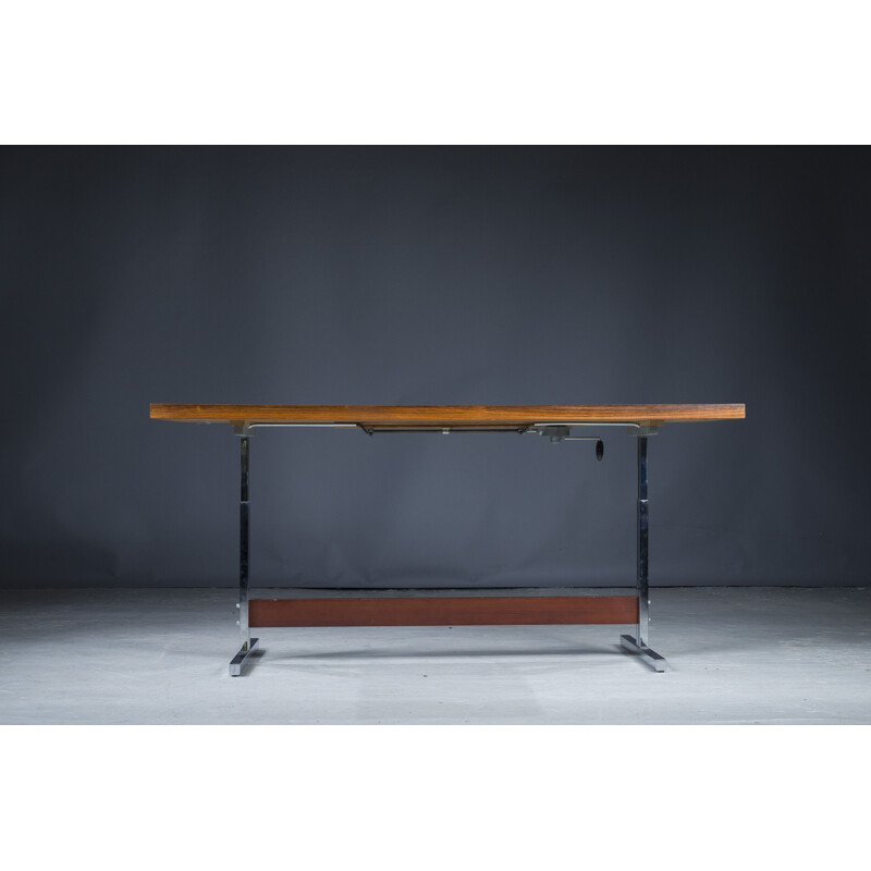 Table réglable vintage en palissandre, 1960