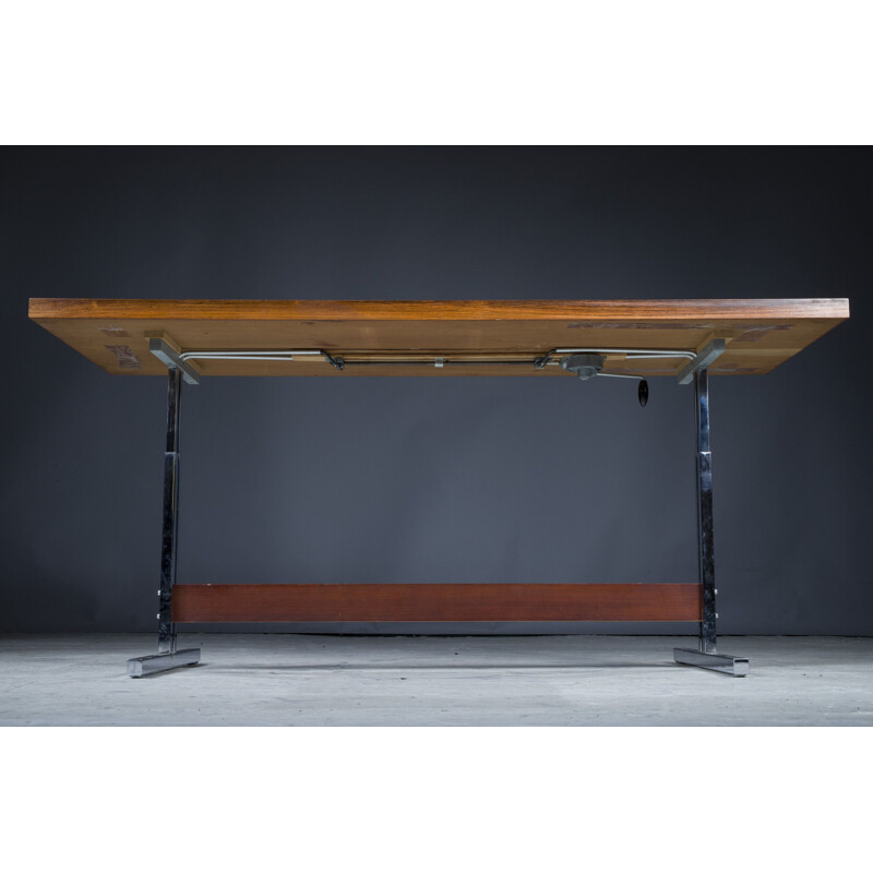 Vintage palissander verstelbare tafel, 1960