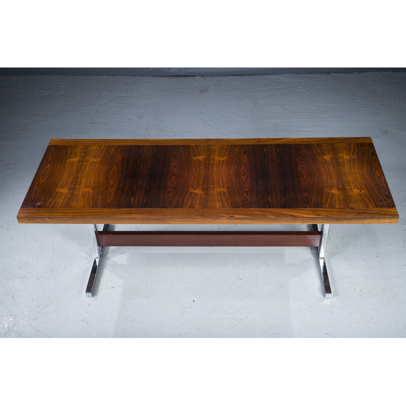 Verstellbarer Vintage-Tisch aus Palisanderholz, 1960