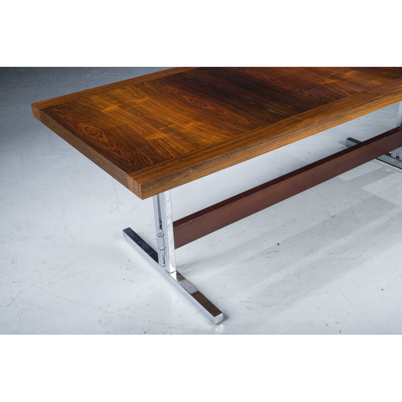 Vintage palissander verstelbare tafel, 1960