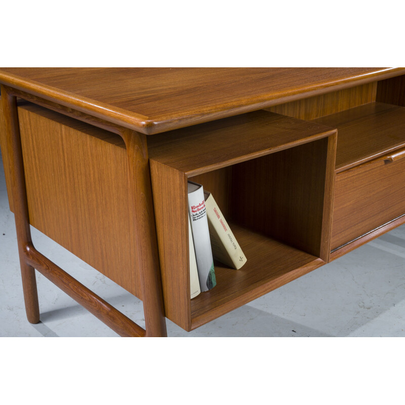 Mid-Century Teak 75 Desk from Omann Jun, 1960s