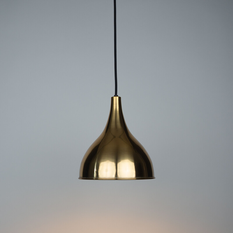 Pair of Danish vintage pendant lamps Silhuet by Jo Hammerborg for Fog og Morup, 1970s