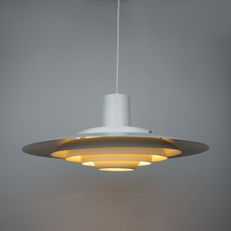 Vintage Danish pendant lamp P376 by Kastholm and Preben Fabricius for Nordisk Solar, 1964