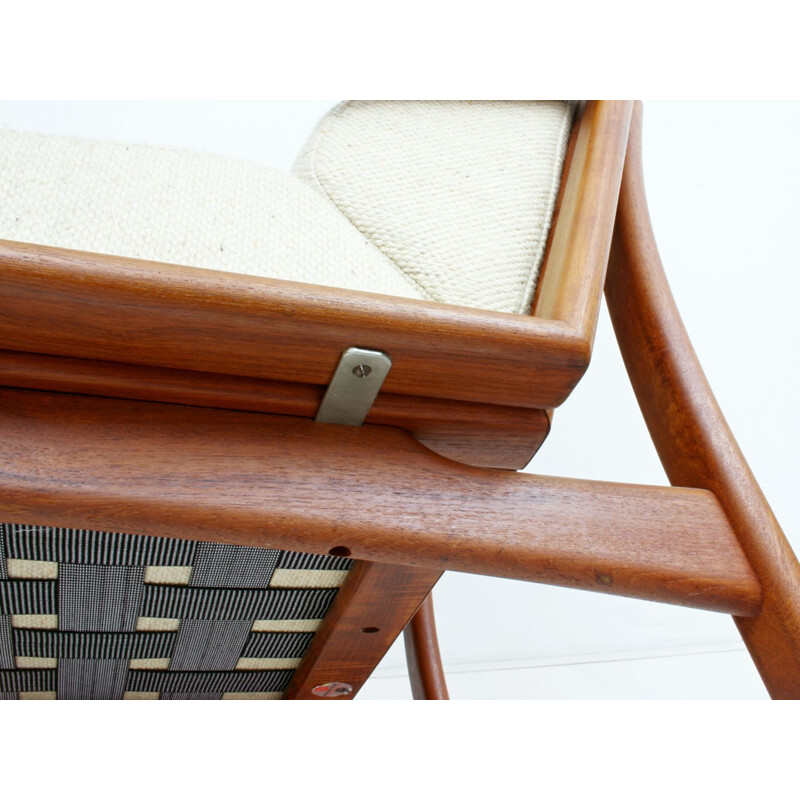 Danish Glostrup Møbelfabrik "Vario" armchair in teak, Grete JALK - 1960s