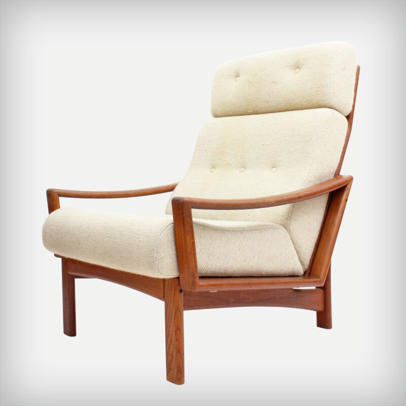 Danish Glostrup Møbelfabrik "Vario" armchair in teak, Grete JALK - 1960s