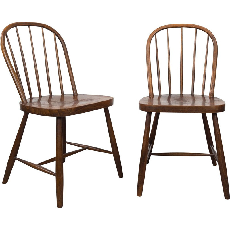 Set of 4 vintage Thonet B 936 dining chairs by Josef Frank for Haus & Garten, 1930s