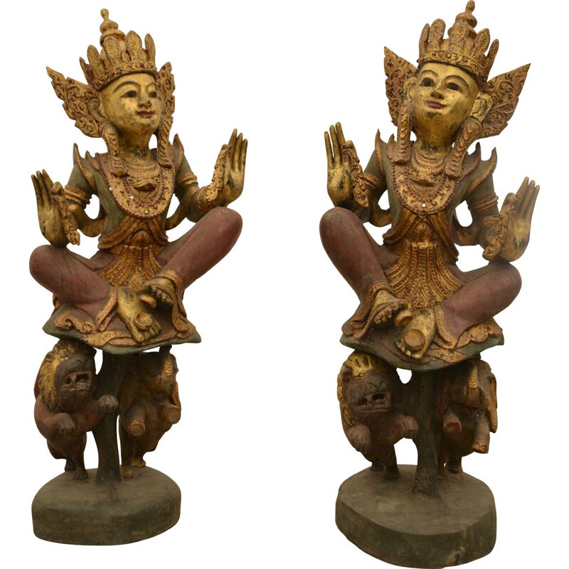 Balinesische Vintage-Skulptur