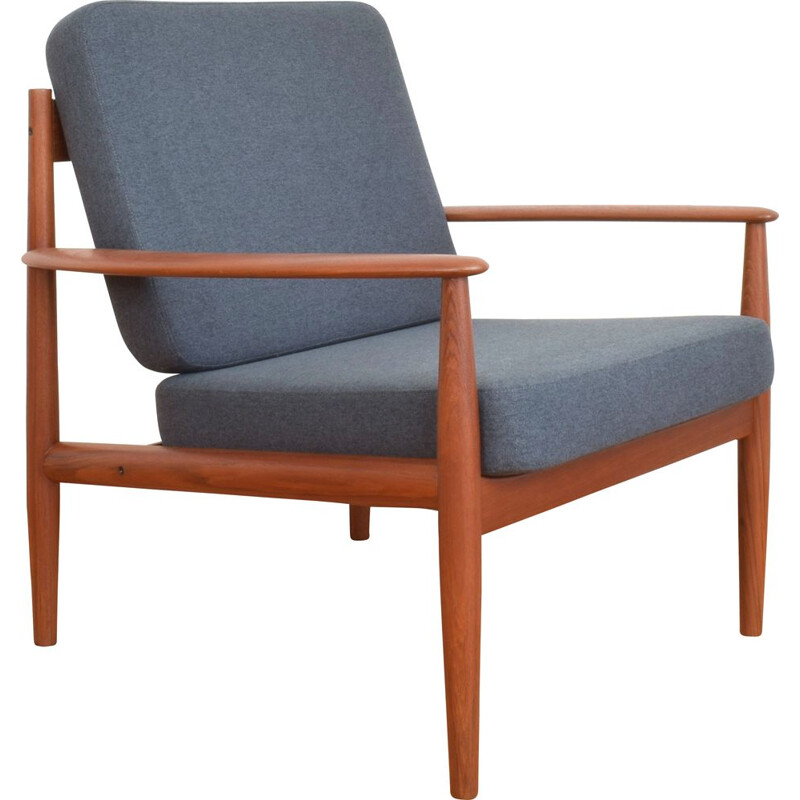 Mid-century Danish teak armchair by Grete Jalk dla for France & Søn, 1960s