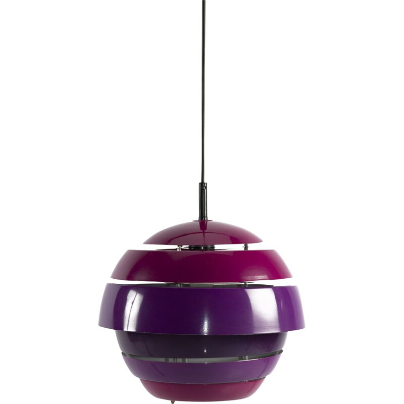 Purple to pink vintage hanging lamp