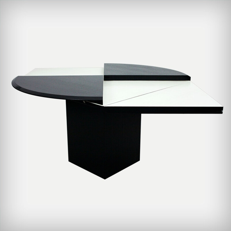 German Rosenthal Einrichtung "Quadrondo" dining table, Erwin NAGEL - 1980s