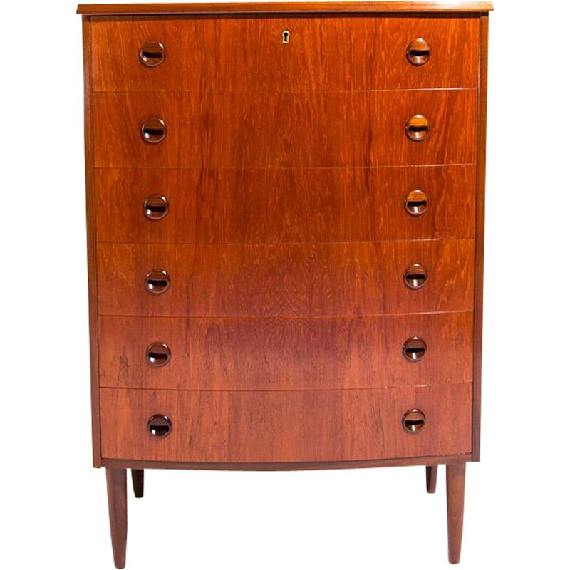 Mid century Danish chest of drawers in teak, 1960s