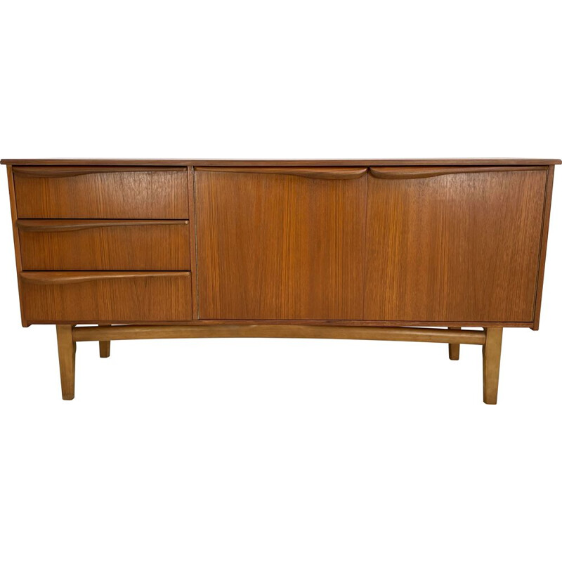 Vintage teak highboard, 1960s