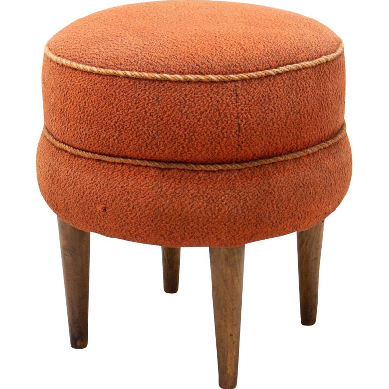 Vintage pouffe by Jindřich Halabala for Úp Závody, Czechoslovakia 1930s